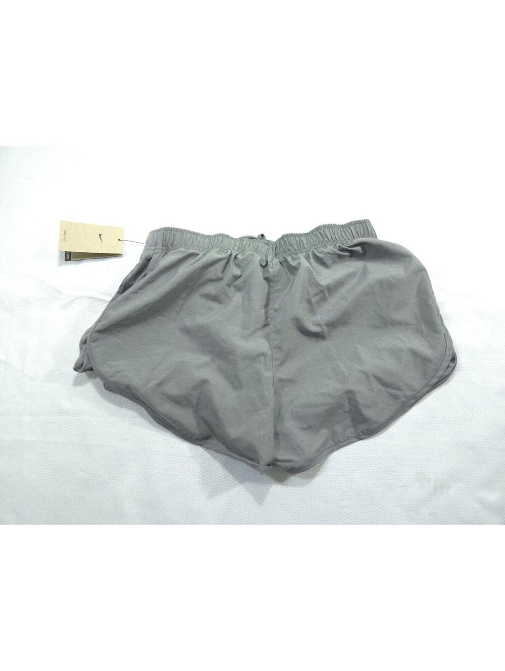 NWT Nike Tempo Shorts Womens Large Gray Dri-Fit Running Brief Lined Gunsmoke - Picture 2 of 8